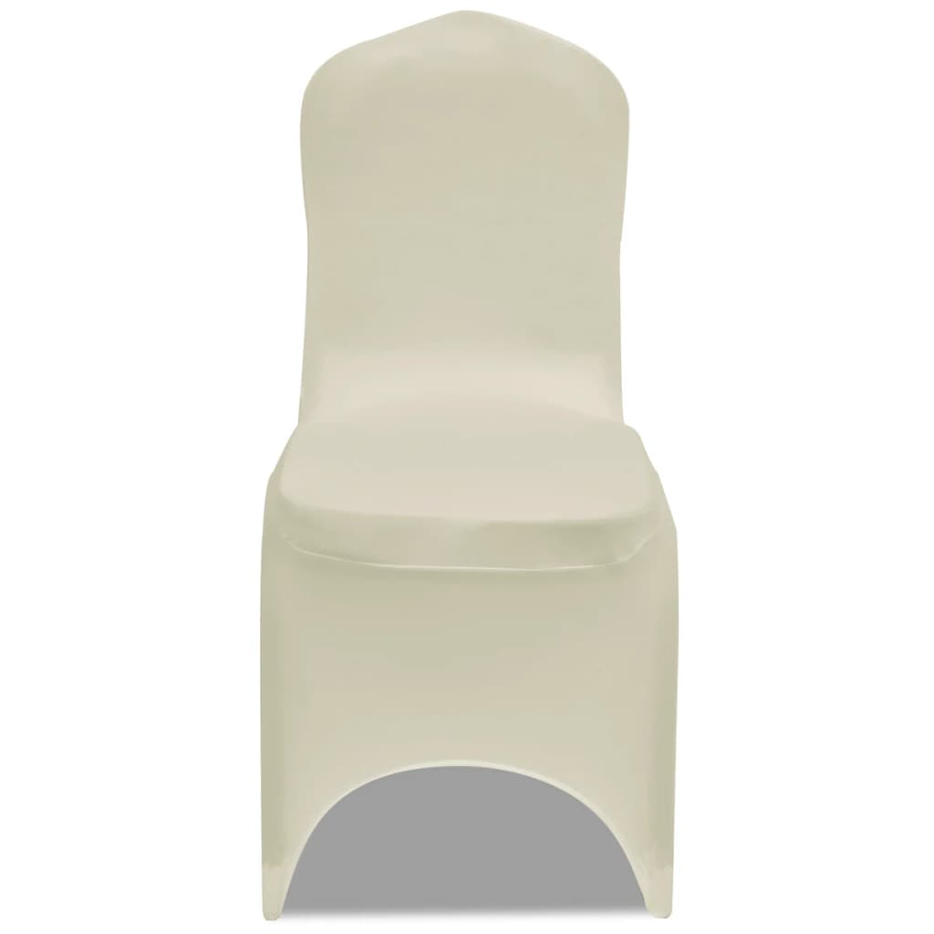 Vidaxl stoelhoezen stretch 18 st crème