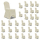 Vidaxl stoelhoezen stretch 30 st crème