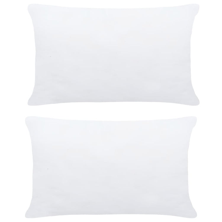 VidaXL Kussenvullingen 2 st 50x30 cm wit
