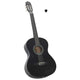 Vidaxl gitaar klassiek beginner 4 4 39 lindenhout zwart