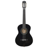 Vidaxl 8-delige gitaarset klassiek beginner 1 2 34 zwart - afbeelding 3