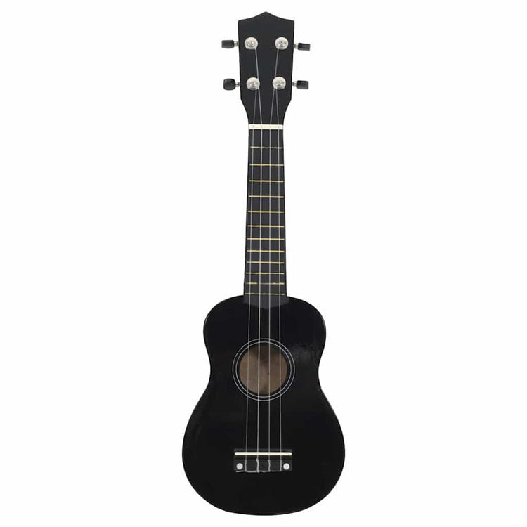 Vidaxl ukuleleset met tas voor kinderen sopraan 21'' zwart