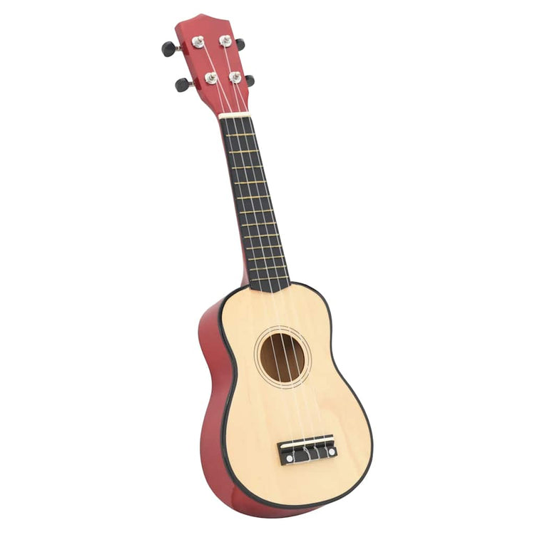 Vidaxl ukuleleset met tas voor kinderen sopraan 23'' lichthoutkleurig