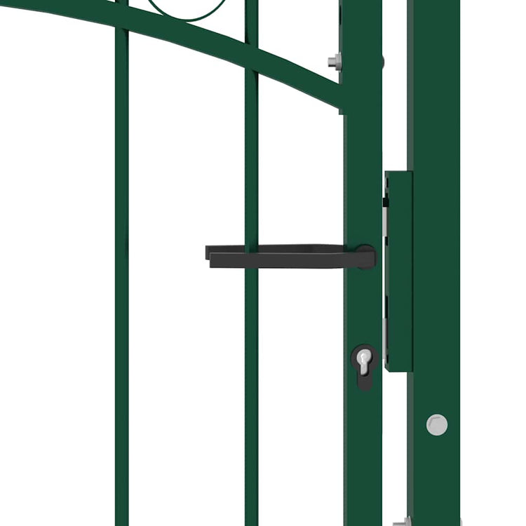 Vidaxl hekpoort emmen met stalen pinnen 103x97 cm groen