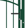 Vidaxl poort met speerpunten 100x200 cm staal groen