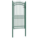 Vidaxl hekpoort emmen met stalen pinnen 104x147 cm groen