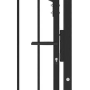 Vidaxl hekdeur met spijkers emmen 100 x 125 cm poedergecoat staal - afbeelding 3