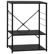Vidaxl magnetronkast 60x39,6x79,5 cm bewerkt hout zwart - afbeelding 2
