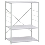 Vidaxl magnetronkast 60x39,6x79,5 cm bewerkt hout wit - afbeelding 2