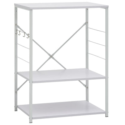 Vidaxl magnetronkast 60x39,6x79,5 cm bewerkt hout wit