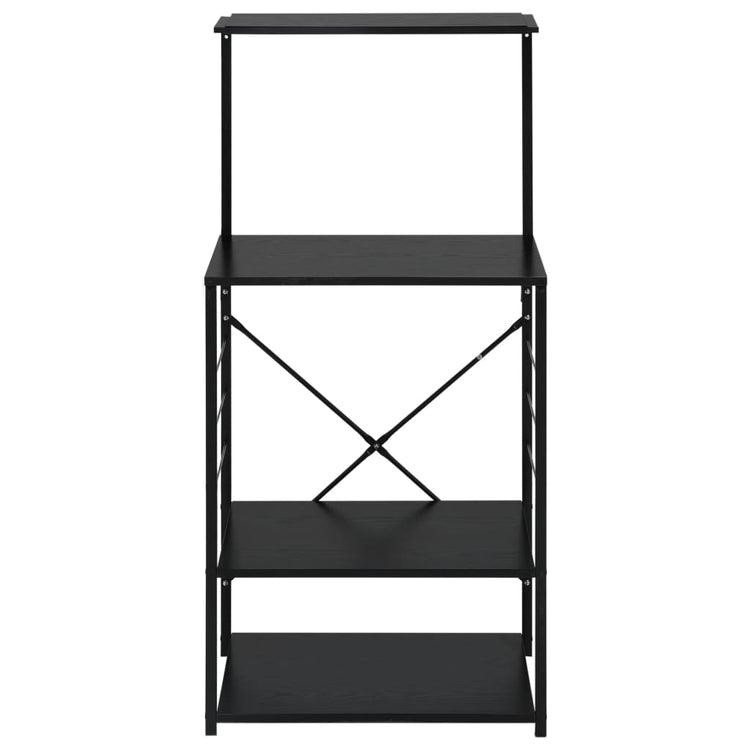 Vidaxl magnetronkast 60x39,6x123 cm bewerkt hout zwart