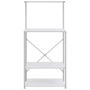 Vidaxl magnetronkast 60x39,6x123 cm bewerkt hout wit - afbeelding 3