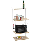 Vidaxl magnetronkast 60x39,6x123 cm bewerkt hout wit en eikenkleurig - afbeelding 1