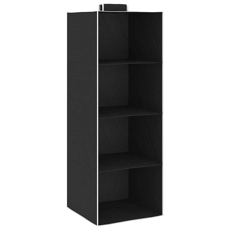 Vidaxl kledingorganisers hangend 2 st met 4 schappen stof