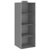 Vidaxl kledingorganisers hangend 2 st met 4 schappen stof