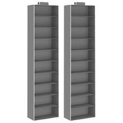 Vidaxl kledingorganisers hangend 2 st met 10 schappen stof - afbeelding 1