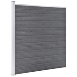 VidaXL Schutting 699x186 cm HKC grijs - afbeelding 2