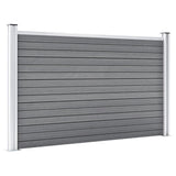 VidaXL Schutting 699x106 cm HKC grijs - afbeelding 3