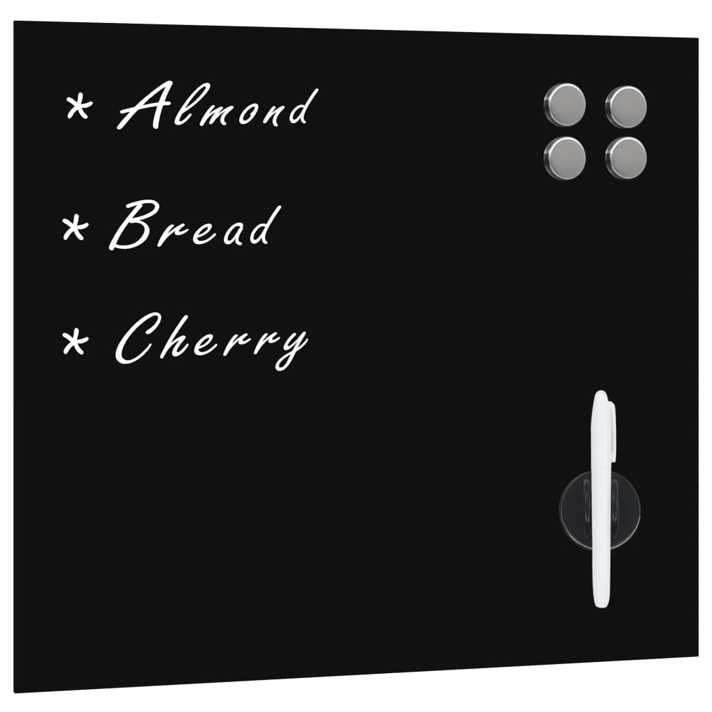 Vidaxl magneetbord voor aan de wand 60x60 cm glas