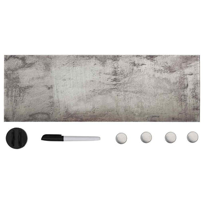 Vidaxl magneetbord wandmontage 60x20 cm glas