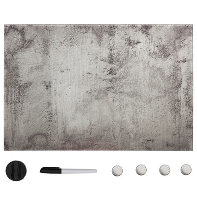 Vidaxl magneetbord wandmontage 50x30 cm glas