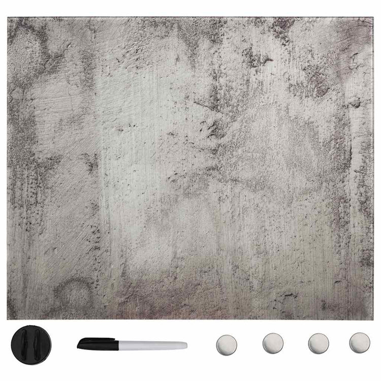 Vidaxl magneetbord wandmontage 50x50 cm glas
