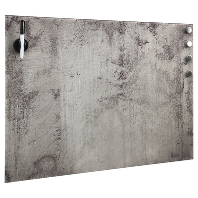 Vidaxl magneetbord wandmontage 80x60 cm glas