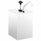 Vidaxl sausdispenser 3,5 l roestvrij staal - afbeelding 1