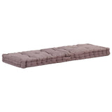 VidaXL Palletvloerkussens 2 st katoen taupe - afbeelding 3
