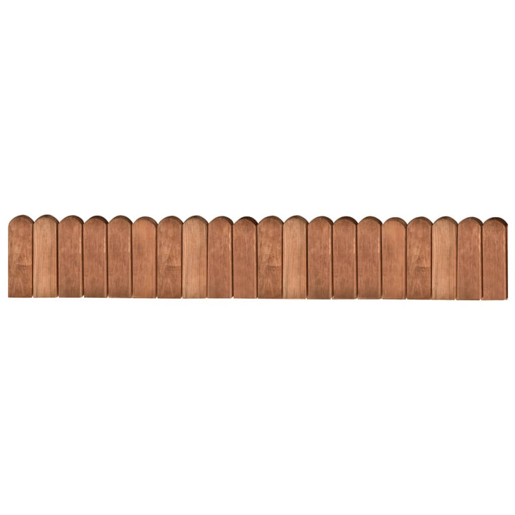 VidaXL Gazonranden 2 st 120 cm geïmpregneerd grenenhout