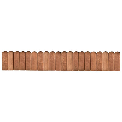 VidaXL Gazonranden 3 st 120 cm geïmpregneerd grenenhout