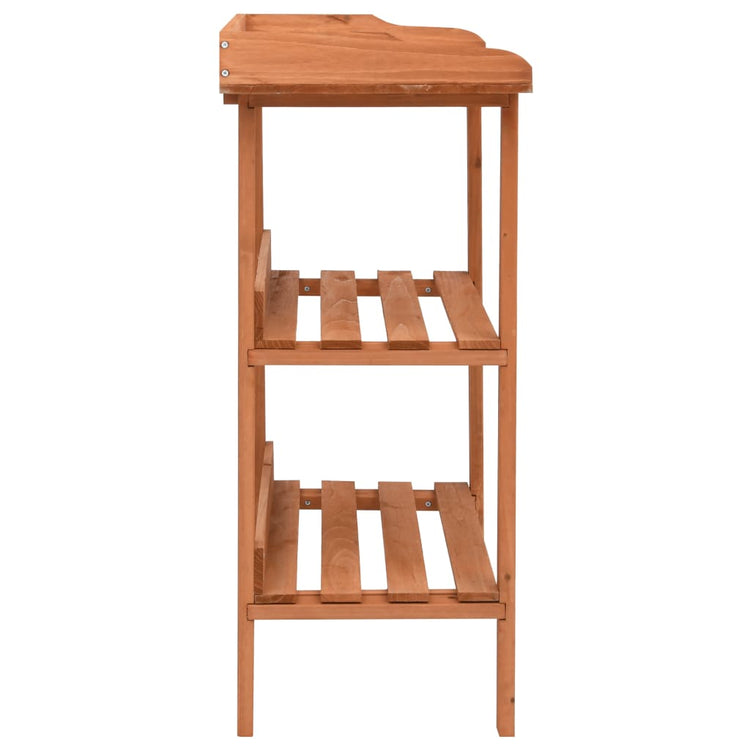Vidaxl plantenstandaard 76x37x89 cm vurenhout