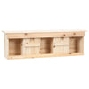 Vidaxl mussenhuis met 5 kamers 68x15x21 cm vurenhout
