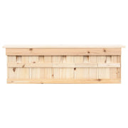 Vidaxl mussenhuis met 5 kamers 68x15x21 cm vurenhout - afbeelding 3