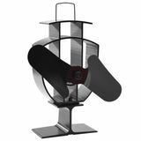 Vidaxl kachelventilator met 2 vinnen zwart - afbeelding 3