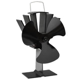 Vidaxl kachelventilator met 3 vinnen zwart - afbeelding 2