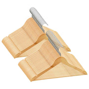Vidaxl 50-delige kledinghangerset anti-slip hardhout - afbeelding 2