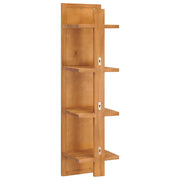 Vidaxl wandspiegel met schappen 30x30x120 cm massief teakhout - afbeelding 3
