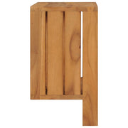 Vidaxl handdoekenrek wandmontage 35x20x35 cm massief teakhout - afbeelding 3
