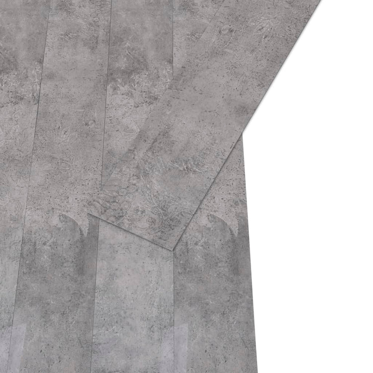 Vidaxl vloerplanken niet-zelfklevend 5,26 m² 2 mm pvc cementbruin