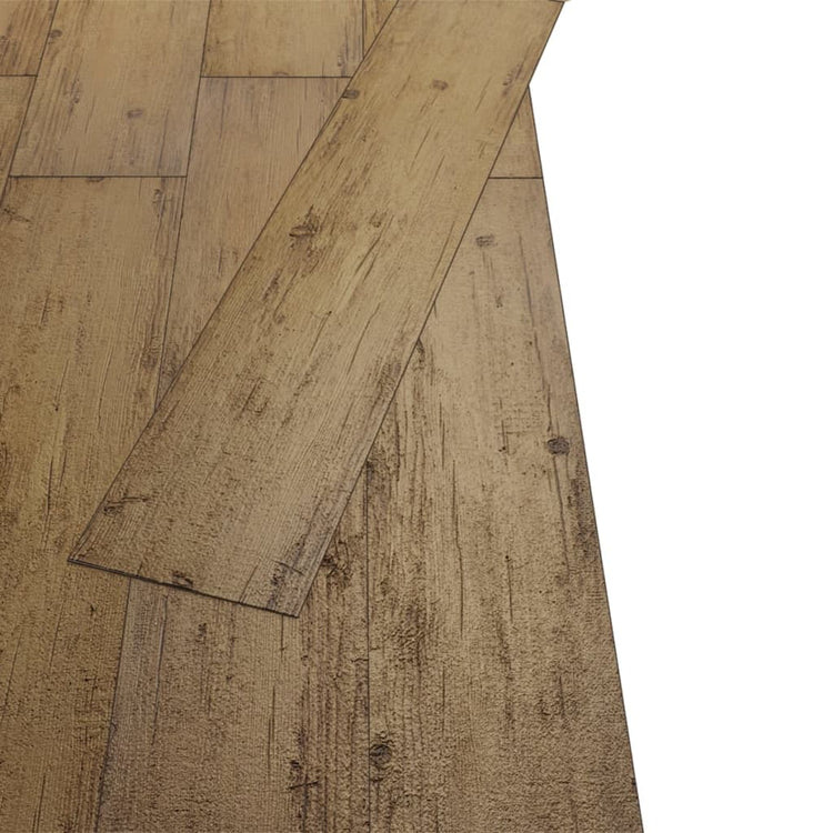 VidaXL Vloerplanken niet-zelfklevend 4,46 m² 3 mm PVC walnootbruin