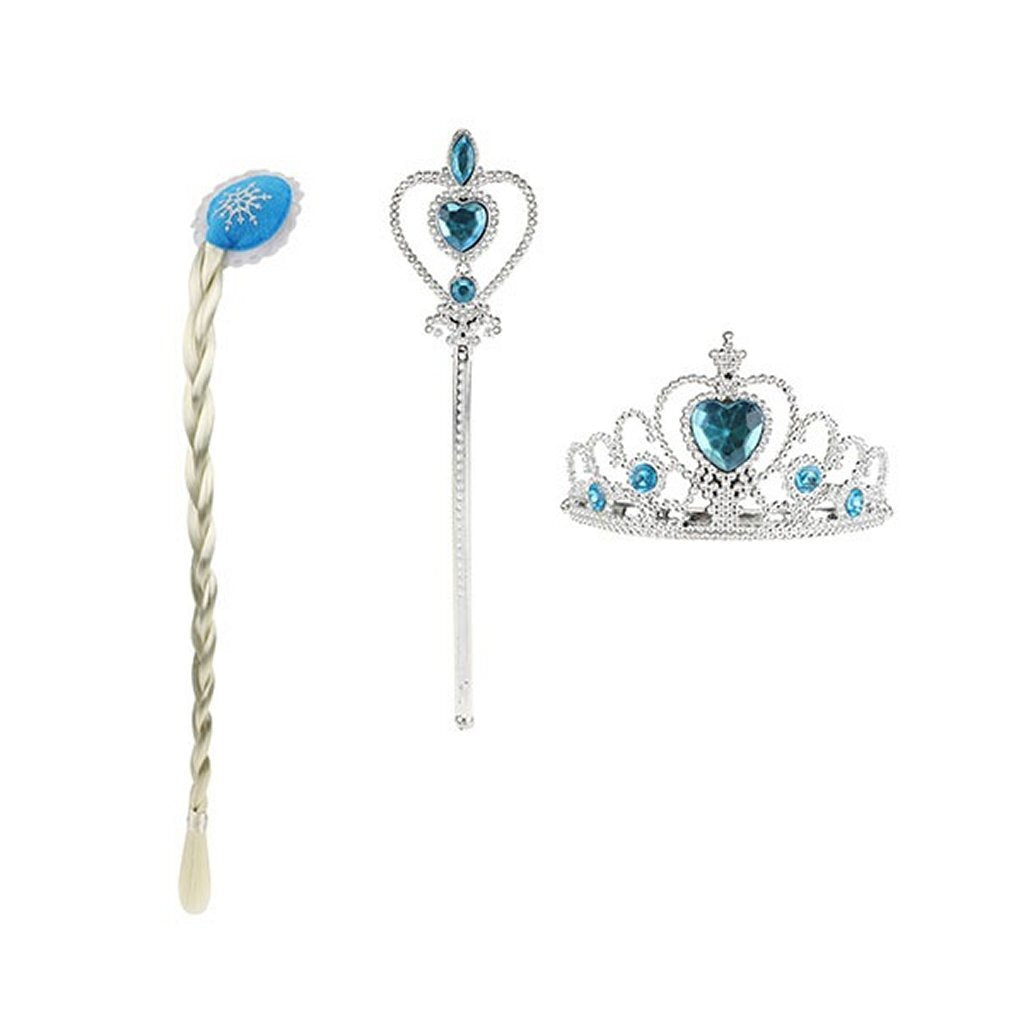 Toi-toys toi toys ice princess set met vlecht, tiara en toverstaf