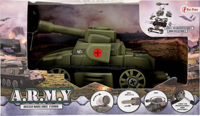 Army bouw zelf een tank militair
