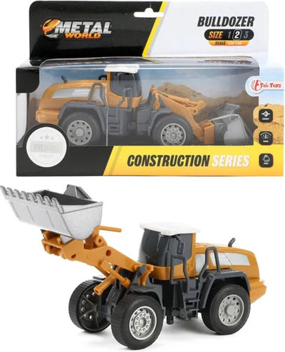 Toi-toys metalworld bouwvoertuig -wiellader 1:55