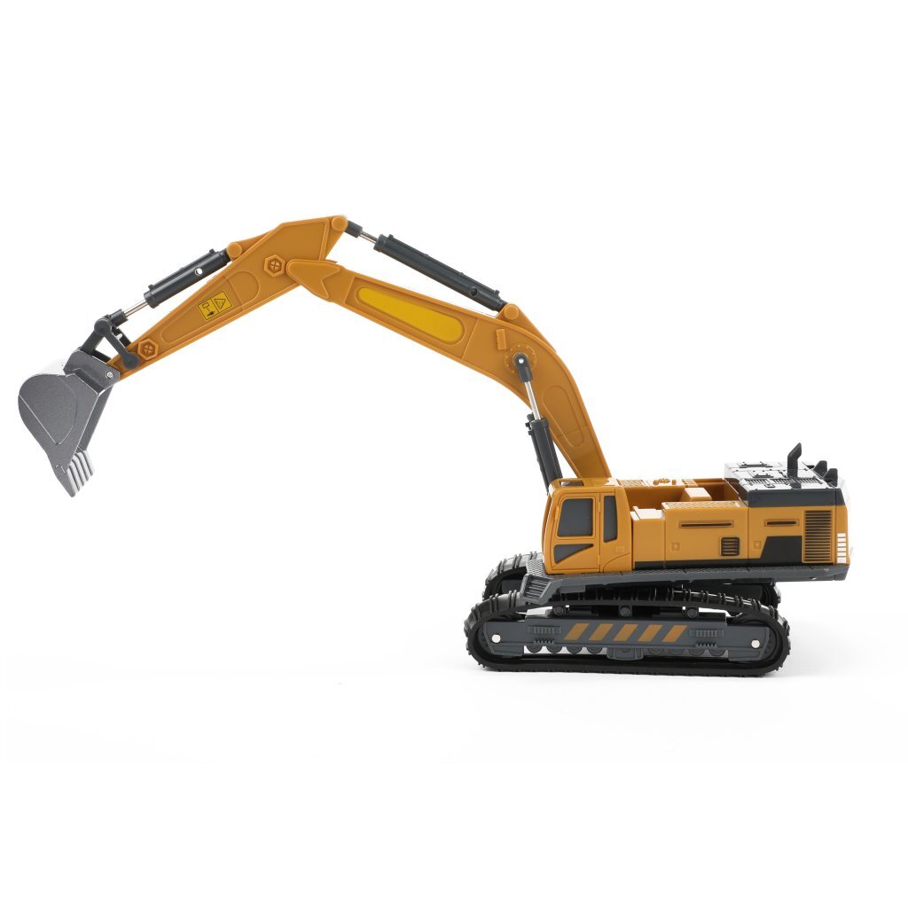 Toi-toys graafmachine metal junior 1:55 staal geel zwart