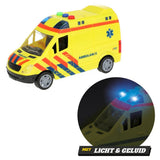 Toi-toys ambulance - speelgoed auto - frictie - licht en geluid - speelgoed - afbeelding 2