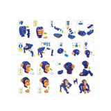 Toi-toys knutselpuzzel aap junior 25,8 cm blauw 59-delig - afbeelding 5