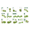 Toi-toys knutselpuzzel tricera junior 25,8 cm groen 59-delig