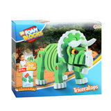 Toi-toys knutselpuzzel tricera junior 25,8 cm groen 59-delig - afbeelding 6