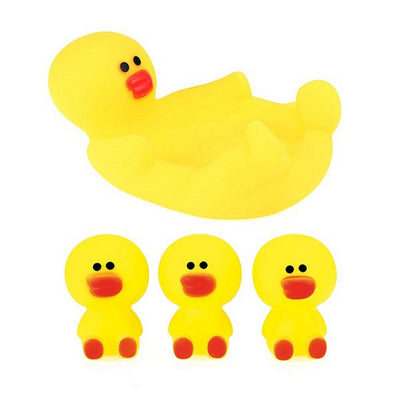 Toi-toys little stars grote badeend met 3 kleine badeendjes